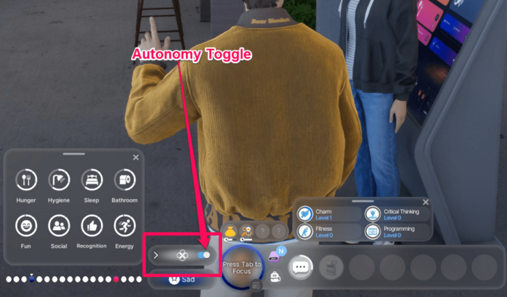 Autonomy Toggle