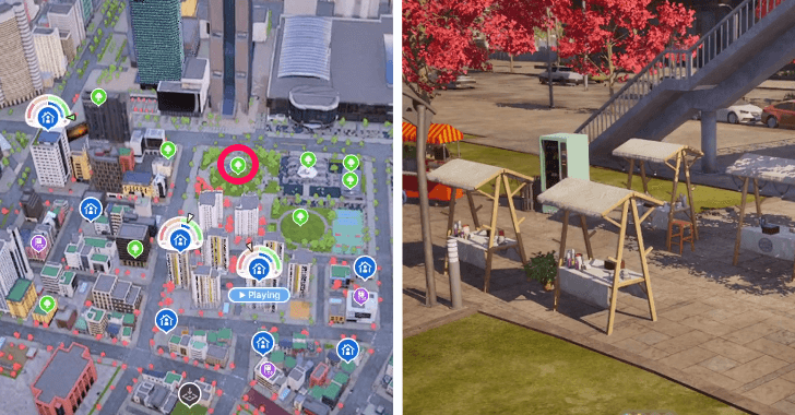 InZOI - Central Park Flea Market