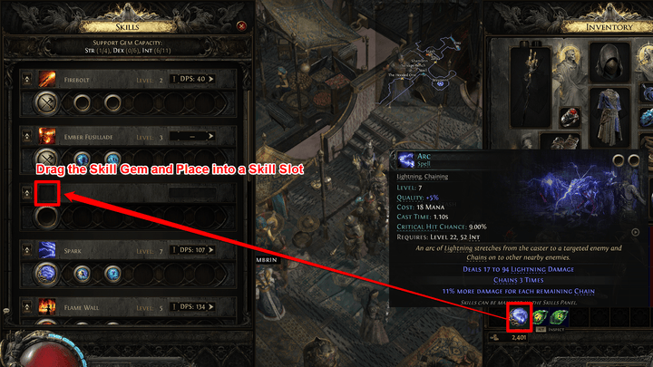 PoE 2 - How to Use a Skill Gem
