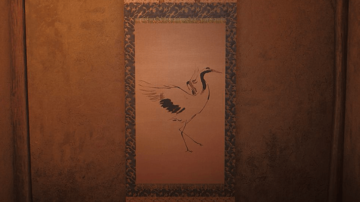 Legendary Grey Heron Sumi-e