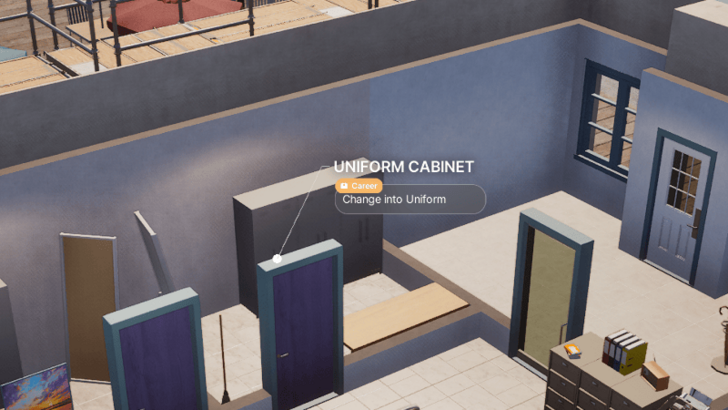 Amusement Park Cashier - Change Into Uniform