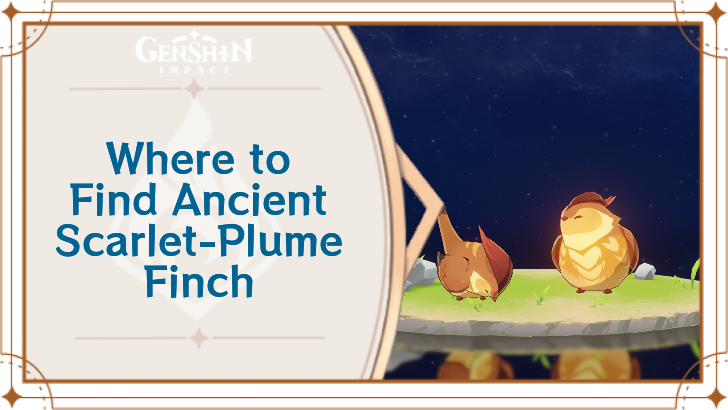 Genshin Impact - Where to Find Ancient Scarlet-Plume Finch and Basic Information
