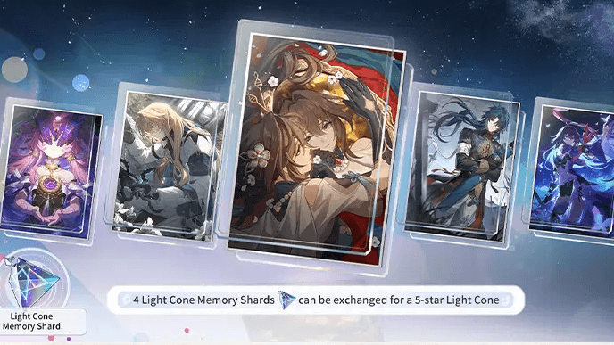 Honkai Star Rail - Exchange Light Cone Memory Shards