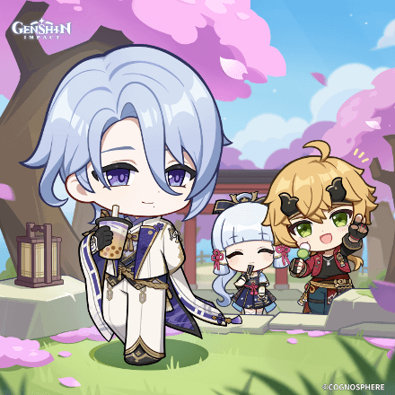 Genshin Impact - Ayato Birthday Art 2025