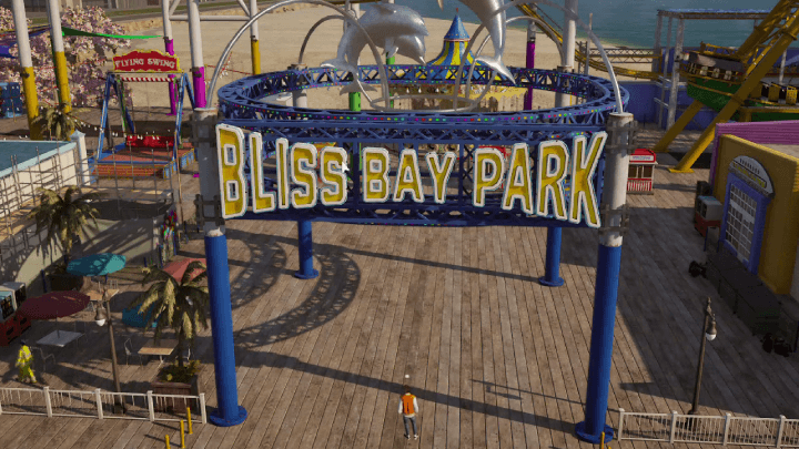 Bliss Bay Amusement Park Entrance