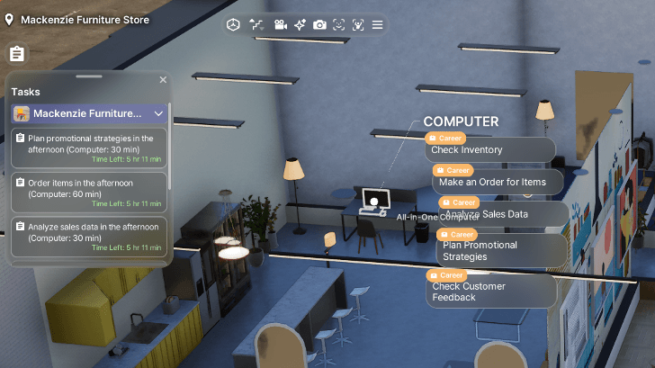 Furniture Shop Manager Tasks