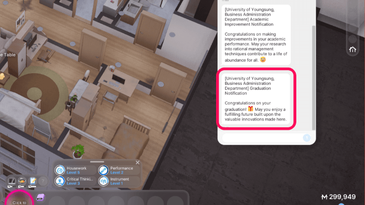 InZOI - University Graduation Text