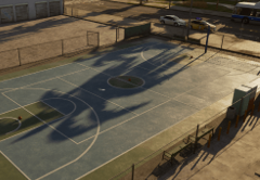 Muscle Beach - Basketball Court