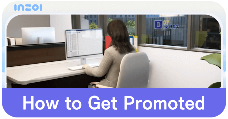 InZOI How to Get Promoted