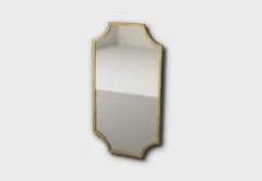 Corner Carved Wall Mirror