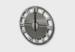 Large Steel Wall Clock