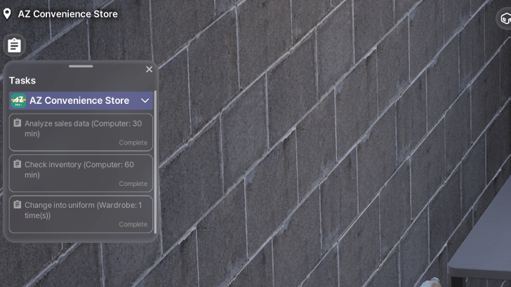 Manager (AZ Convenience Store) Tasks