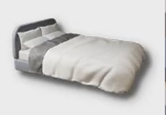 Round Head Queen Bed