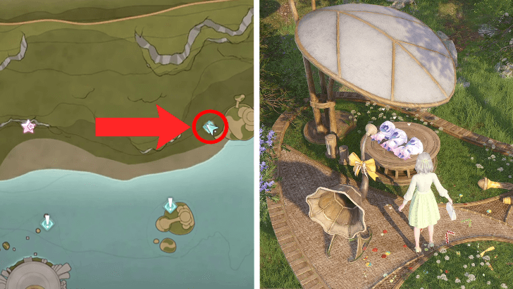 Carnival, Snip, Snap! Quest - Sleeping Faewish Sprites Location