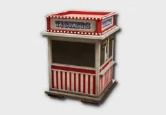 Colorful Ticket Booth