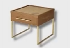 Golden Frame Side Table