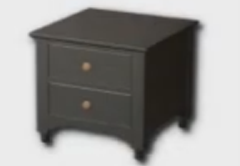 Simple 2-Drawer Side Table