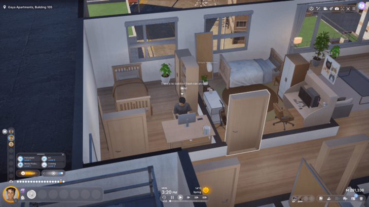 InZOI Sims UI Layout