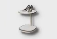 Marble Shoe Display Stand