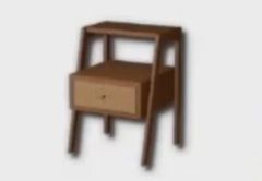 Tired Wooden Display Side Table