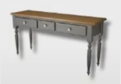 Wide Wooden Console Table