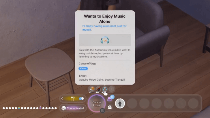 InZOI Wants to Enjoy Music Alone