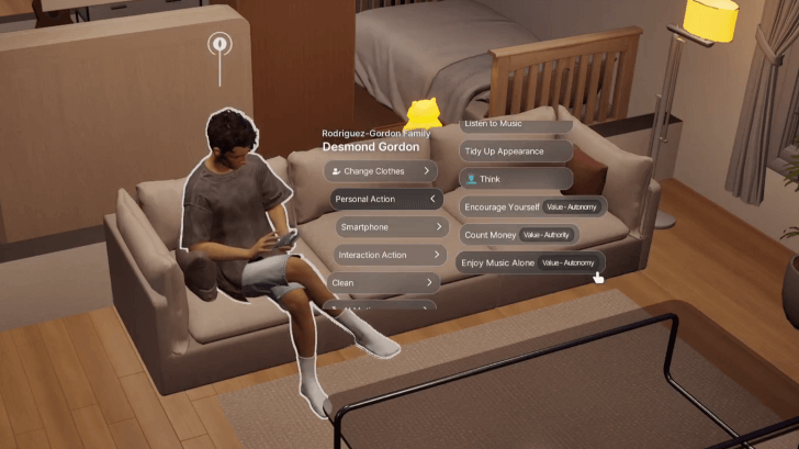 InZOI Enjoy Music Alone for Urge