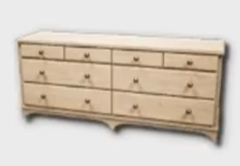 Chrome Handle Dresser