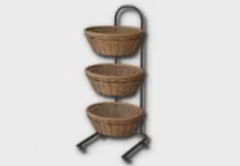 Rattan Basket Shelf