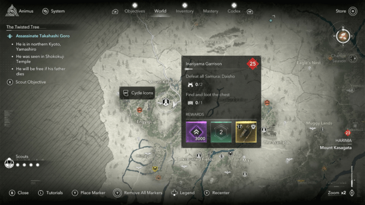 AC Shadows Funeral Pyre Location in Harima