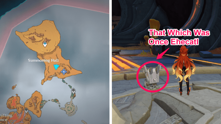 Genshin Impact - That Which Was Once Ehecatl Location