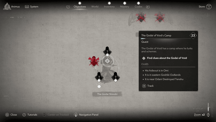 Godai Shinobi Objectives