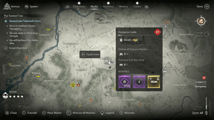 Legendary Onna-Musha Headgear Location