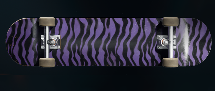 Black Ops 6 - Purple Tiger Skateboard Camo