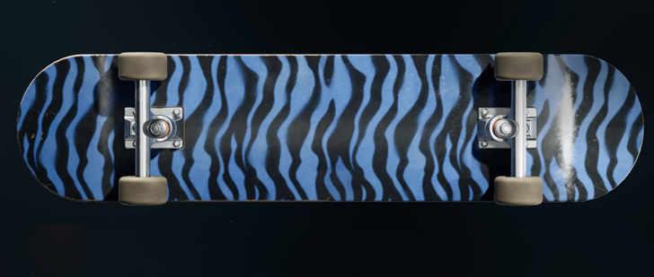 Black Ops 6 - Blue Tiger Skateboard Camo