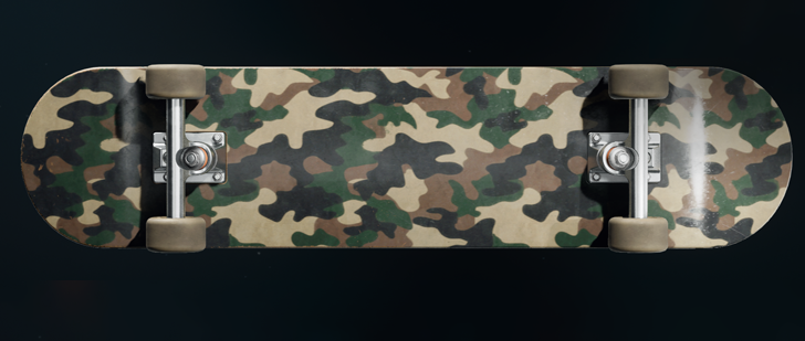 Black Ops 6 - Woodland Skateboard Camo