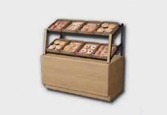 Rattan Basket Bakery Display Stand