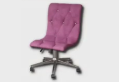 Velvet Button Desk Chair