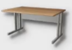 Desk with Lower Partition