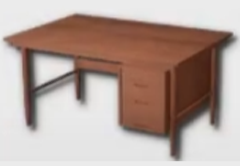 Nordic Wooden Desk