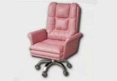 Pink Cushion Executive Chair