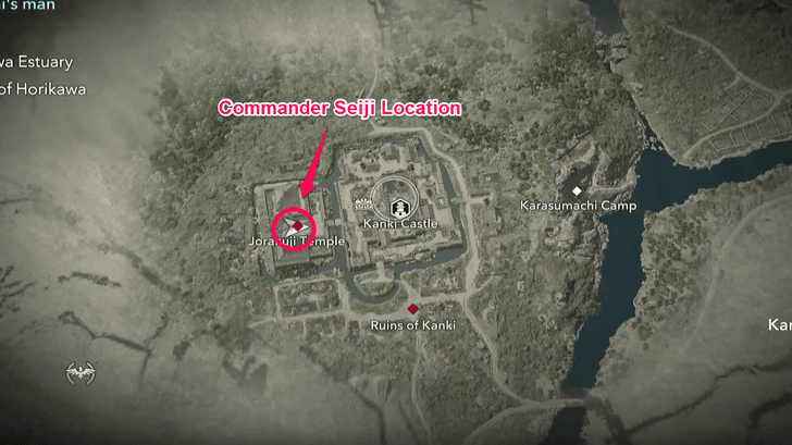 Commander Seiji Location