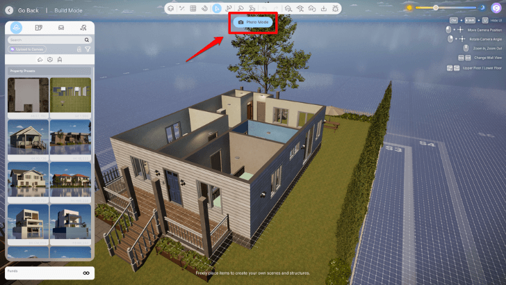 Photo Mode in Build Mode
