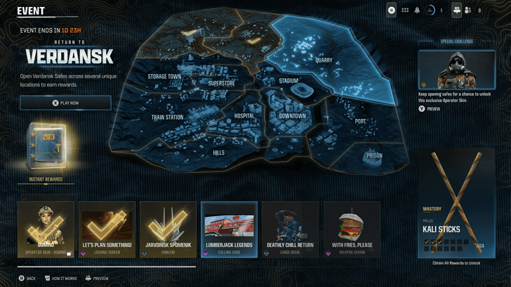 Return to Verdansk Event