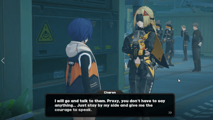 Accompany Charon to Talk to with Familiar Faces