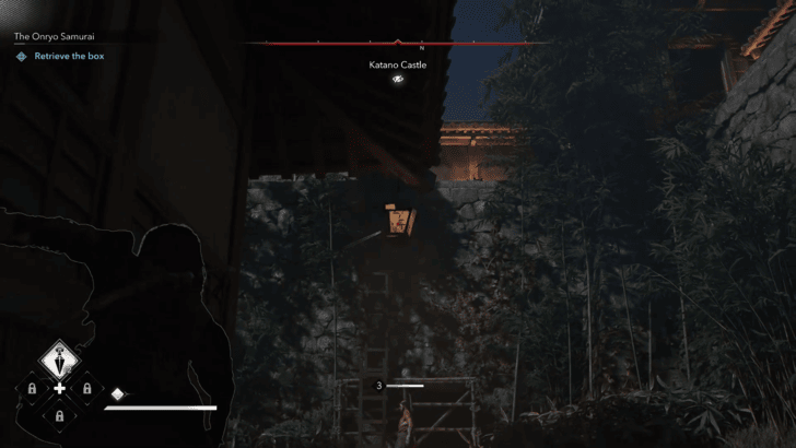 Naoe can hide in the shadows