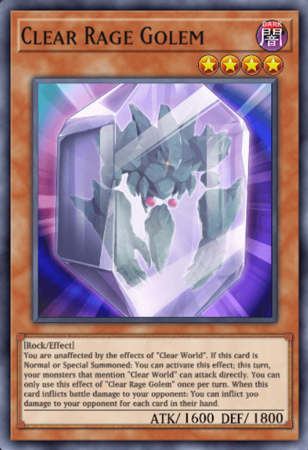 Clear Rage Golem