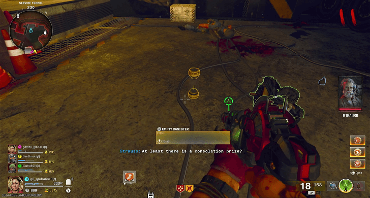 Pick Up the Empty Canister