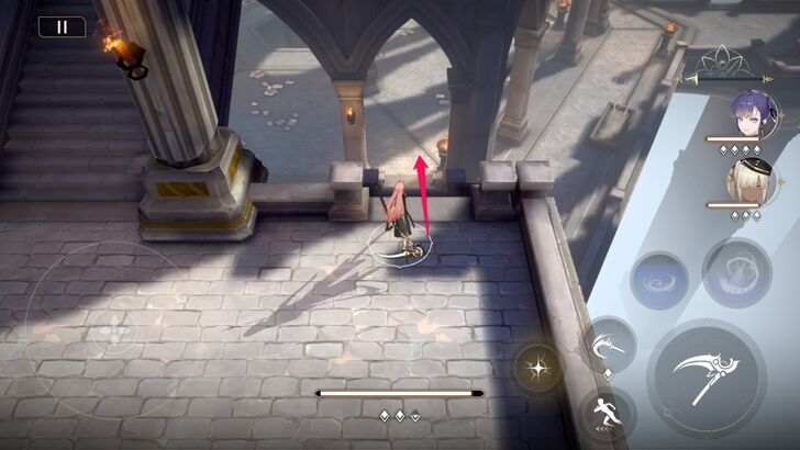 Descend Staircase to the Left