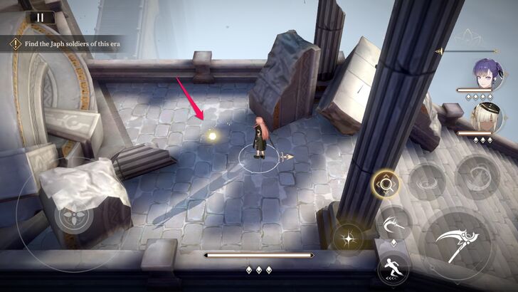 Interact with the Glowing Object